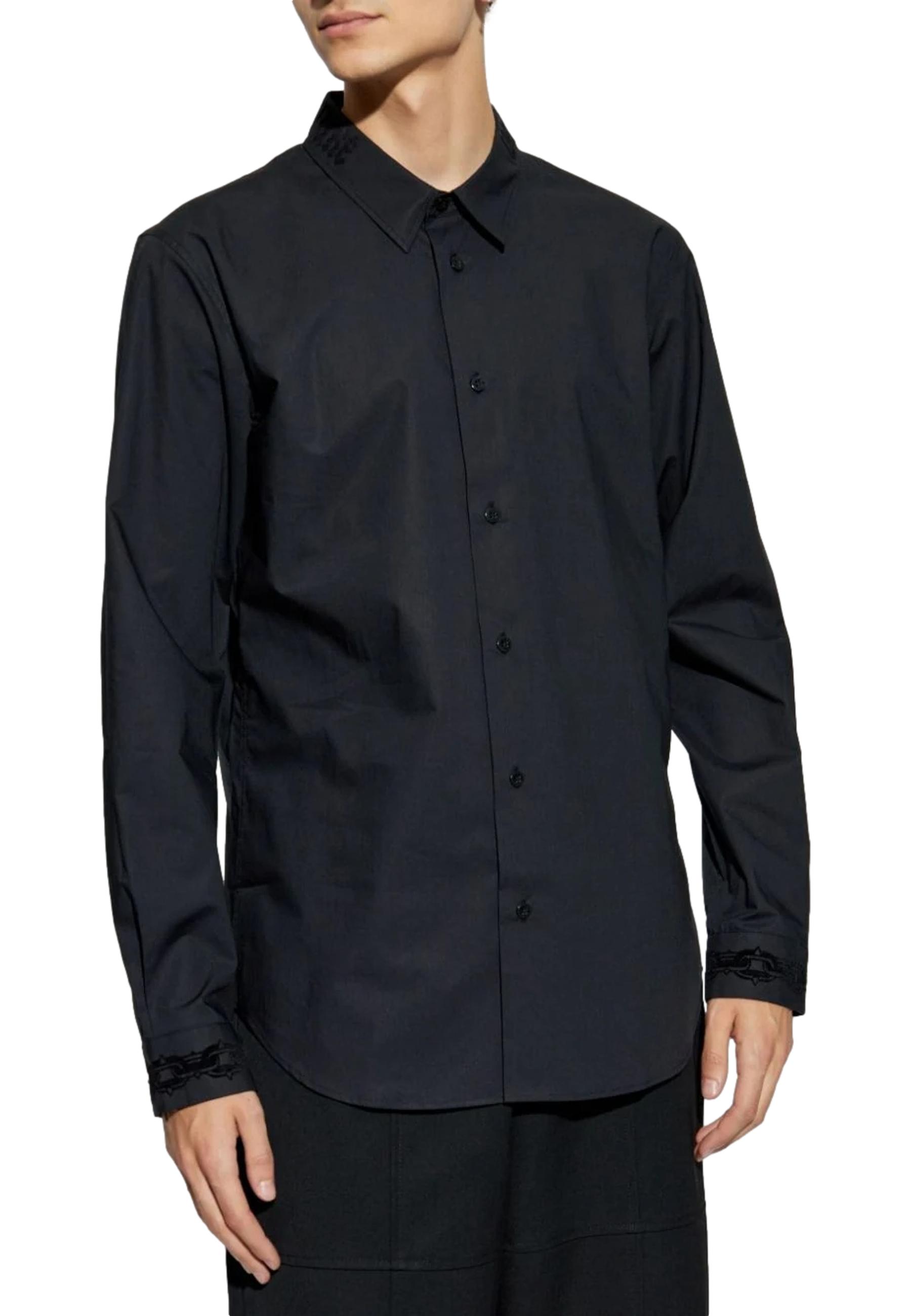 Versace Jeans Couture shirt with logoed collar - VERSACE